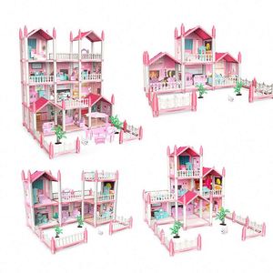 Gabby Toys Gaby's Dream Pink Juego de muebles de cocina DIY Kids Doll House Kits con comida para niñas - Product Image 4