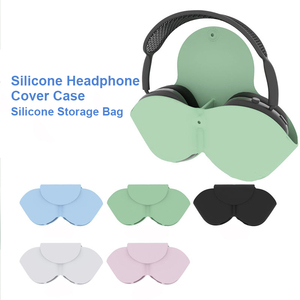 5 en 1 housse en silicone pour AirPods Max <span class=keywords><strong>casque</strong></span> oreillette tasses housse bandeau couverture pour AirPods Max protecteur de peau douce - Product Image 5
