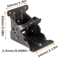 Raccords de jambe de charnière autobloquants support de Support pliable Table lit coin orthèse armoires meubles cuisine salle de bain contemporain