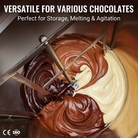 Precisión ±0.1 ° Tanque de Almacenamiento de Chocolate Automático con Control de Temperatura, Acero Inoxidable SUS304, Grado Alimenticio, con Certificación CE