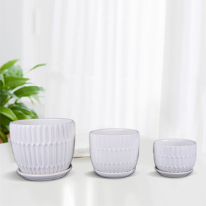 Pot <span class=keywords><strong>de</strong></span> fleurs en céramique, Pot <span class=keywords><strong>de</strong></span> fleurs créatif et moderne, Style nordique, pour bureau, hôtel, maison, trou <span class=keywords><strong>de</strong></span> plante vert, <span class=keywords><strong>bassin</strong></span> avec plateau - Product Image 2