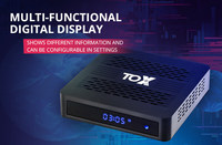 Ugoos TOX4 RK3528 4G 32G Android 13 TV Box 2.4G 5G WiFi Dual 1000M LAN RJ45 BT5.0 DDR3 Smart Set Top Box Reproductor Multimedia de Cuatro Núcleos
