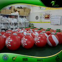 Ornement de ballon de Noël gonflable avec impression personnalisée