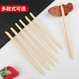 Stylos à gratter, pointes de stylos en bambou, crayons à gratter, bâtonnets de dessin créatifs pour enfants, brochettes en bambou, bâtonnets à gratter - Product Image 3