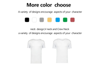 Maillot de corps d'été imprimé en jersey de coton 100% personnalisé pour hommes, sous-vêtement anti-transpiration, col en V coupe ajustée, T-Shirt à manches courtes