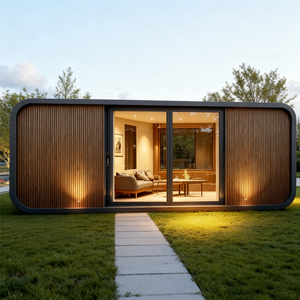 Casa Prefabricada de Lujo Moderna de Acero de 20 pies/40 pies Personalizada con Gimnasio, Baño, Cocina, Oficina Móvil, Habitación de Hotel, Solárium - Product Image 1