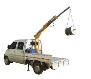Pickup truck mounted crane hydraulische mini kran 1000 kg