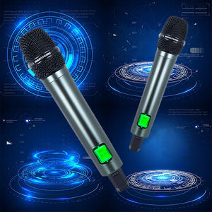 GAW-014B หนึ่งลากสองมืออาชีพไมโครโฟนไร้สายแบบไดนามิกสากลไมโครโฟนบ้านเวทีประสิทธิภาพเสียง K <span class=keywords><strong>เพลง</strong></span> - Product Image 5