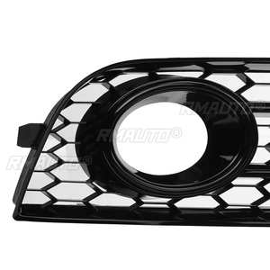 2x Grille de phare antibrouillard en nid d'abeille pour AUDI A1 8X 2010-2014, cache de phare antibrouillard pour pare-chocs inférieur X0807681A 8X0807682A - Product Image 5