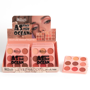 Palette Ombretti di Alta Qualità a Lunga Durata, 9 Colori, Impermeabile, 7,2g, Opaco, Perlato, Glitterato, per Trucco <span class=keywords><strong>Occhi</strong></span> - Product Image 1