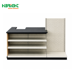 Comptoir de caisse robuste pour supermarché, bureau de caisse pour épicerie, comptoir de caisse pour commerce de détail - Product Image 6