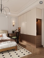 Armoire autoportante personnalisable et verrouillable avec coiffeuse intégrée – Meuble de rangement moderne pour chambre et salon