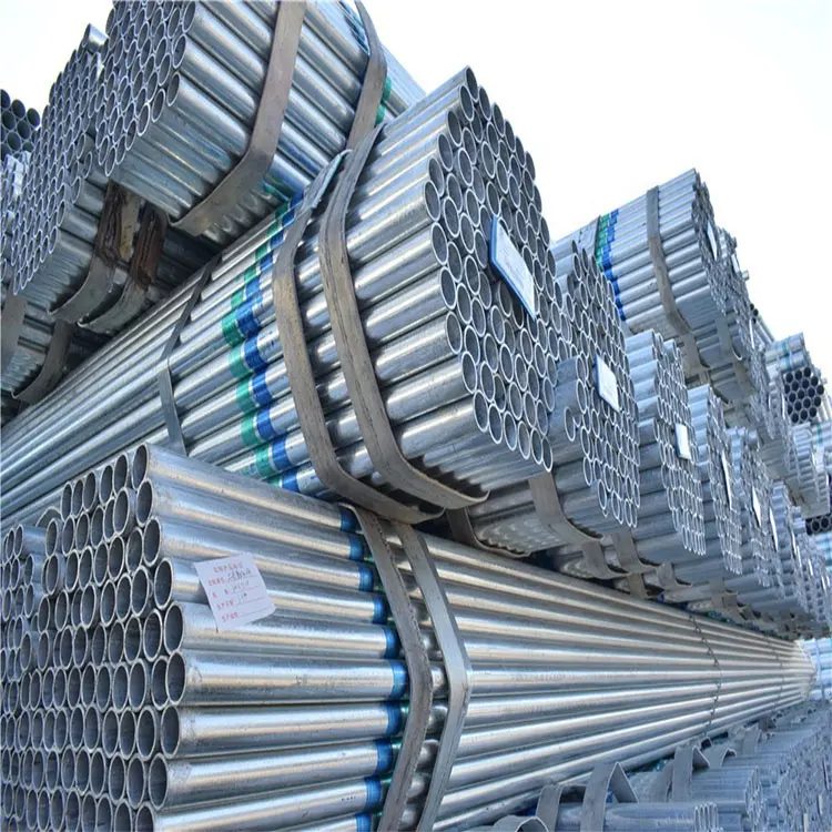 Bessere Qualität und besserer Preis GI-Stahlrohr 3 Zoll Zoll Größe 5,8 Meter Länge vorverzinktes Eisenrohr für Zaun