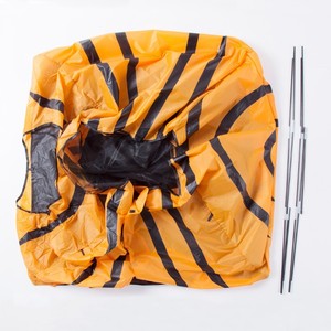 Tente <span class=keywords><strong>tunnel</strong></span> <span class=keywords><strong>pliable</strong></span> orange pour enfants, maison <span class=keywords><strong>de</strong></span> <span class=keywords><strong>jeu</strong></span> sportive pour 2 à 4 personnes, amusante - Product Image 2