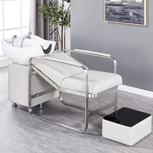 Sillón de lavado de cabello Zs con lavabo y silla para salón de belleza y masajes - Product Image 4
