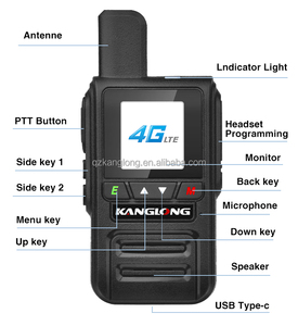 <span class=keywords><strong>Radio</strong></span> POC 4G LTE KANGLONG G530, Walkie Talkie de Largo Alcance, <span class=keywords><strong>Radio</strong></span> Bidireccional PTT Global, Intercomunicador Inalámbrico de 5000 km con Tarjeta SIM y Gxin - Product Image 5