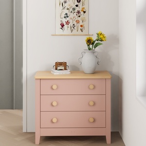 Décoration de la maison moderne intelligente à <span class=keywords><strong>3</strong></span> <span class=keywords><strong>tiroirs</strong></span> <span class=keywords><strong>en</strong></span> bois massif coiffeuse à maquillage <span class=keywords><strong>commode</strong></span> de nuit table de chevet armoire de rangement pour chambre à coucher - Product Image 3