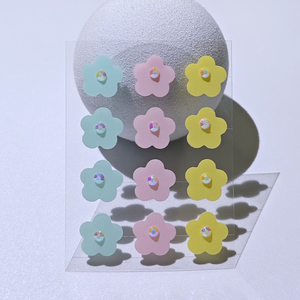 Mới nhiều màu hoa mụn các bản vá lỗi với kim cương Hydrocolloid mụn các bản vá lỗi để trang trải zits, nổi mụn và nhược điểm cho khuôn mặt - Product Image 1