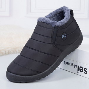 Stivali da neve da <span class=keywords><strong>donna</strong></span> più venduti taglie 46 stivaletti in pelliccia invernale <span class=keywords><strong>scarpe</strong></span> di cotone trapuntate <span class=keywords><strong>impermeabili</strong></span> con Sole antiscivolo - Product Image 4