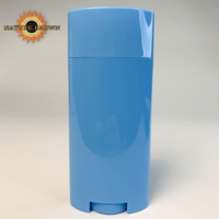 Tube rotatif en plastique PP vide de luxe, grande capacité, personnalisable, écologique, 90g, rechargeable, pour cosmétiques solides