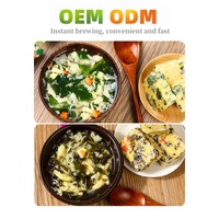Wholesale Freeze Dried Food Instant Miso Vegetable Egg Soup Chinese Solide Instant Soup