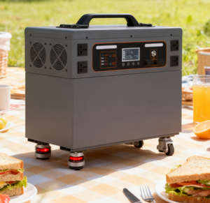 High-Power 3000W Outdoor Solar MPPT Fast-Charging Portable Energy Storage Power Supply <b>Mobile</b> Station Jump High-density Lit - Product Image 4