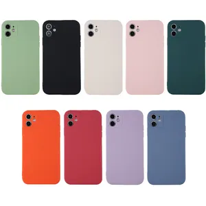 2023ベストセラーSOMOSTEL 1.2mm TPU電話ケースforiphone Fundas para celular Color De Caramero Con Hueco Excto