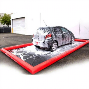 Tapis de lavage de voiture gonflable écologique, tapis de lavage mobile pour voiture, collecteur d'eau gonflable à vendre - Product Image 1