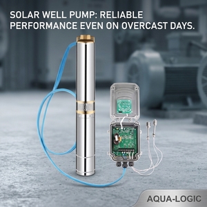 ปั๊มน้ำบาดาลแบบรวมระบบ Deep Well ขนาด 500 เมตร ปั๊มน้ำพลังงานแสงอาทิตย์ Bombas Solares ขนาด 5 นิ้ว แบบจุ่มใต้น้ำ AC/DC 15 แรงม้า - Product Image 1