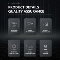 Grosir Pabrik SSD Solid State Ssd Drive SATA 3.0 2.5 ''SSD 128GB 256G 512GB 1TB dengan kinerja tinggi untuk Desktop