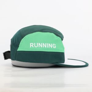 Casquette de sport 5 panneaux haute qualité à séchage rapide et respirante, personnalisable avec logo OEM, vente en gros pour la pêche et les aventures en plein air - Product Image 5