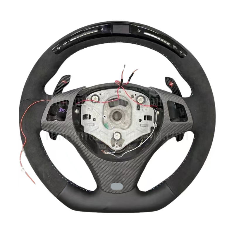 Alcantara + LED + มีรู + แผ่นคาร์บอน + เย็บ M