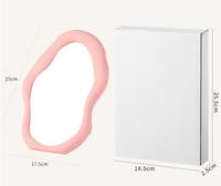 Vente en gros Miroir de maquillage en plastique mignon créatif en forme de nuage Miroirs cosmétiques de beauté de bureau irréguliers