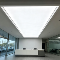 Film souple ignifuge et résistant aux flammes pour plafond, ultra-fin, pour boîte à lumière, film lumineux, ciel étoilé, plafond suspendu, décoratif, écologique