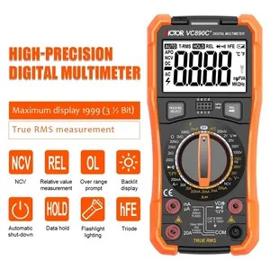 VICTOR Ruoshui VC890C+ VC890D 2024 New Version Digital Multimeter, 1999 Counts True RMS, Max 20A AC/DC Current Multimetro - Product Image 3