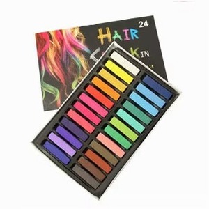 Lot de 24 Craies Capillaires Temporaires Lavables Non Toxiques, Kit de Peignes Colorants DIY pour Cheveux, Craies de Teinture Capillaire pour Enfants pour Halloween et Fêtes Costumées - Product Image 6
