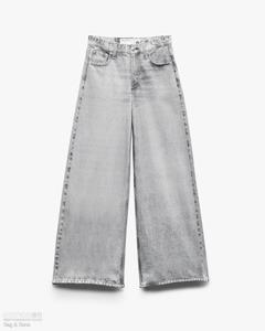 <span class=keywords><strong>Jeans</strong></span> da Donna Stile Boyfriend, Traspiranti, Lavabili, a Vita Alta, Vestibilità Ampia, Casual, in Denim <span class=keywords><strong>Grigio</strong></span> <span class=keywords><strong>Chiaro</strong></span>, Gamba Larga - Product Image 4