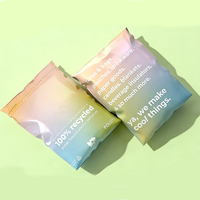 Sacs d'expédition biodégradables personnalisés avec logo imprimé, écologiques, compostables à domicile, à soufflets latéraux, pour chaussures et chaussettes