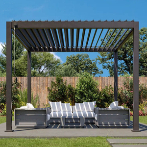 Pérgola Motorizada Impermeable con Toldo para Patio y <span class=keywords><strong>Jardín</strong></span> al Aire Libre - Product Image 1