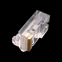 Connecteur de câble réseau Ethernet UTP 10P10C, prise modulaire en cristal RJ45 RJ48 RJ50 CAT5e, accessoire de câble réseau à 10 broches