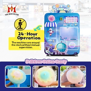 Faire de l'argent Machine à barbe à papa entièrement automatique <span class=keywords><strong>Robot</strong></span> commercial Fairy Floss Distributeur automatique de barbe à papa pour les idées de petites entreprises - Product Image 4