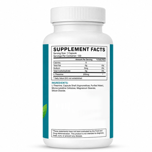 Capsules de L-théanine : Améliore le sommeil, améliore les fonctions cognitives, protège les nerfs, soulage le stress, soutient la mémoire et le système immunitaire, convient aux femmes enceintes. - Product Image 4