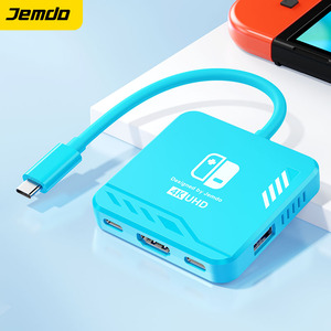 Station d'accueil <span class=keywords><strong>de</strong></span> capture Jemdo KSNP-608 5-en-1 pour Pro NS1, enregistrement HD 1080P 60Hz, boucle 4K, USB3.0, charge rapide PD100W, métal - Product Image 1