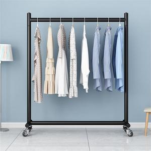 Estantes de exhibición de ropa de doble capa MR23 Ventas directas de fábrica Desmontable con ruedas Adecuado para tiendas de ropa - Product Image 5