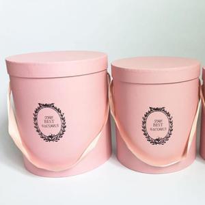 Cheap Price Classic Design Small MOQ Wholesale Round Flower Gift Box