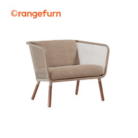 Meubles de hall d'hôtel modernes et contemporains Orangefurn, canapé modulaire, tables carrées, chaises, poufs, tissu, espaces publics