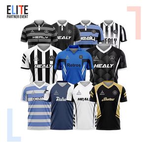 เสื้อฟุตบอลแบบย้อนยุคสำหรับผู้ชายเสื้อยืดพิมพ์ลายสำหรับผู้ชายเสื้อฟุตบอลแบบระเหิด - Product Image 2