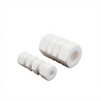 Connecteur de cloisonnement en PTFE à passage direct, résistant aux hautes températures, aux acides et aux alcalis, fabriqué en Chine continentale
