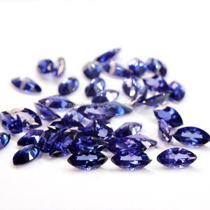 <span class=keywords><strong>Marquis</strong></span> coupe laboratoire ensemble saphir arc-en-ciel irisation Bracelet collier bague 4x8mm spécial petites pierres précieuses assorties en vrac - Product Image 3