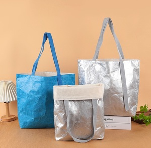 Bolsa de Papel Kraft Publicitaria Personalizada, Resistente al Agua, para Uso Versátil y Reutilizable en el Mercado y Compras - Product Image 3